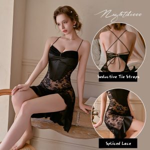 french style sheer lace camisole loungewear