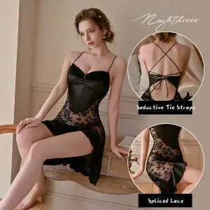 french style sheer lace camisole loungewear